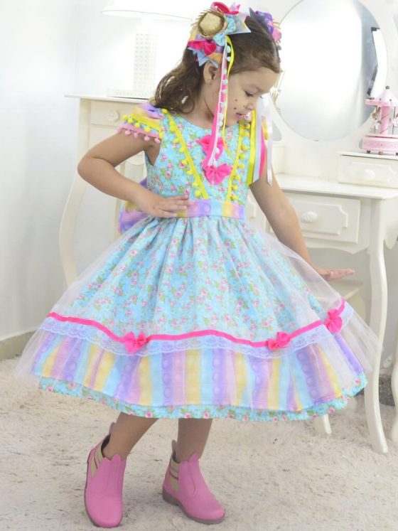 Arrase na Festa Junina: Tendências de Vestidos Infantis para Arrasar na Quadrilha