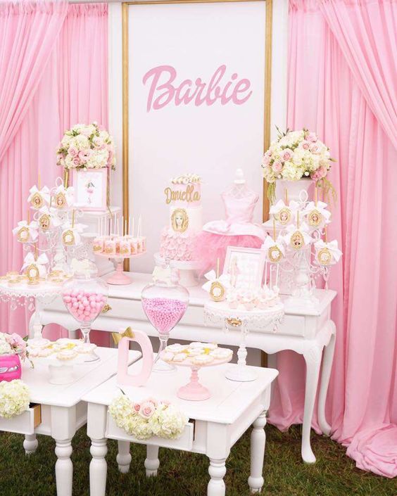 decoração barbie para aniversario