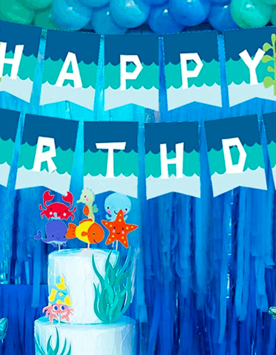 Festa Fundo do Mar: ideias para uma decoração mágica!