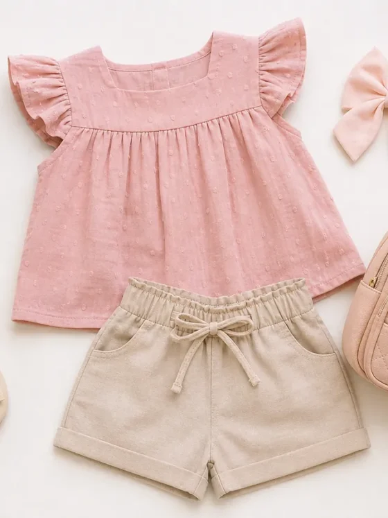 Conjunto infantil feminino para passeio em Cidade Ocidental: conforto, estilo e praticidade para meninas