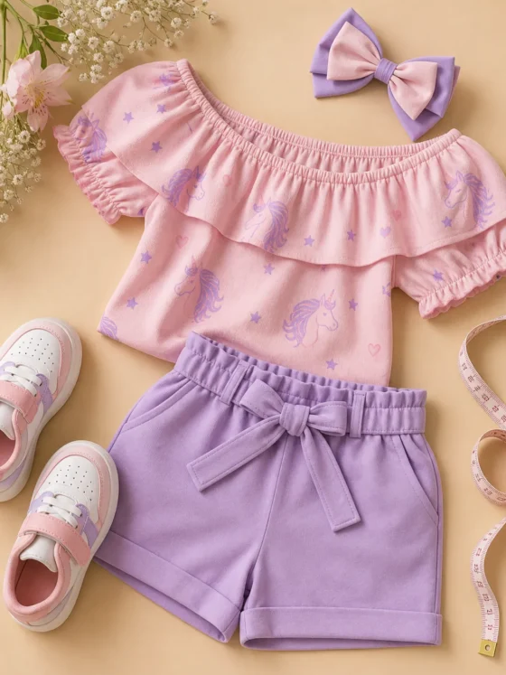 Conjunto infantil feminino para passeio em Formosa: conforto, estilo e praticidade para meninas