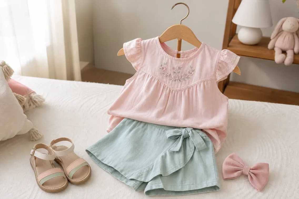 Conjunto infantil feminino para passeio em Hidrolândia: ideias práticas para o dia a dia