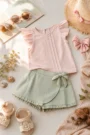 Conjunto infantil para passeio em Minaçu | Moderna Meninas