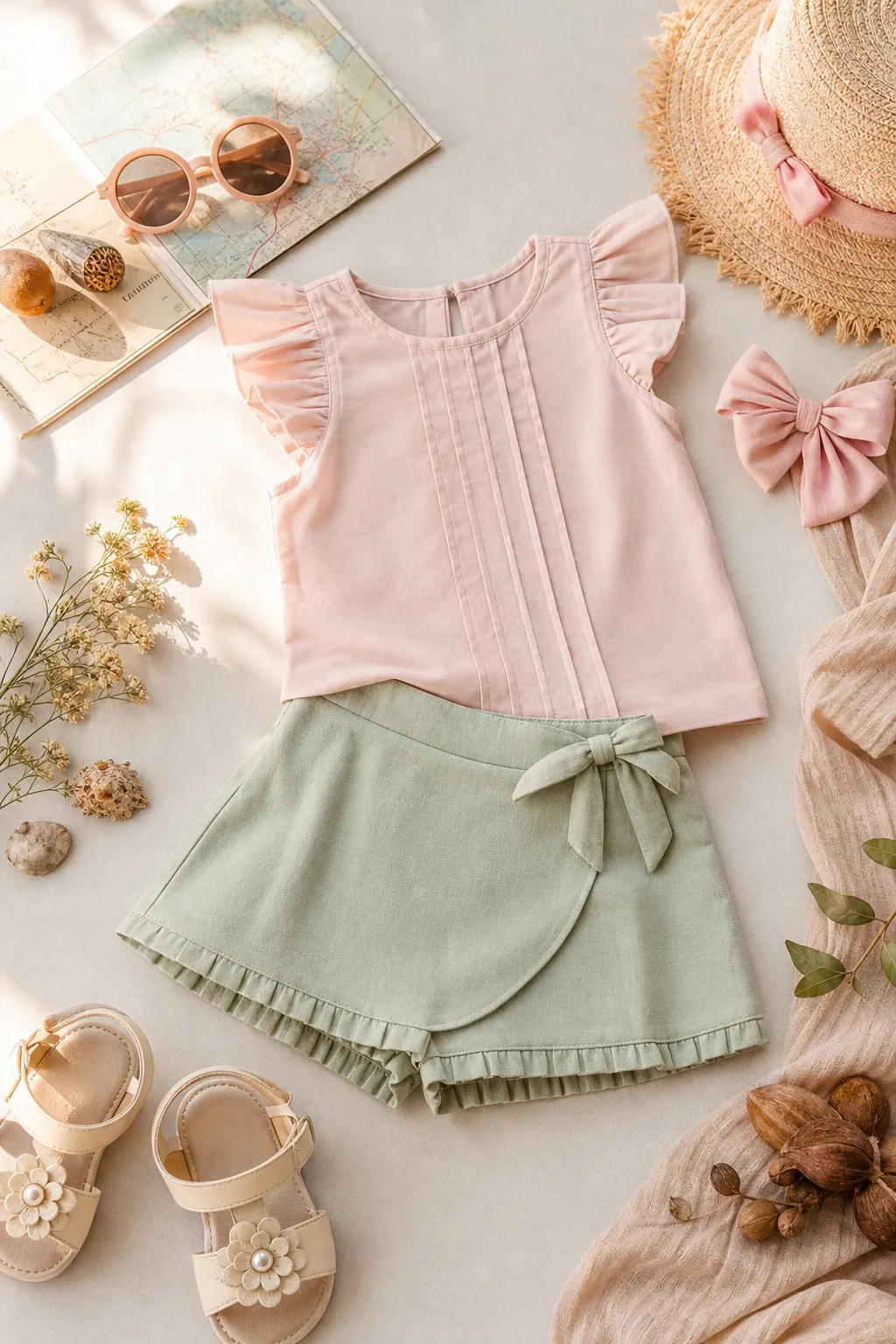 Conjunto infantil para passeio em Minaçu | Moderna Meninas