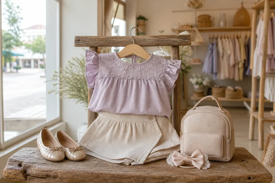 Conjunto infantil feminino para passeio em Morrinhos: ideias práticas para o dia a dia