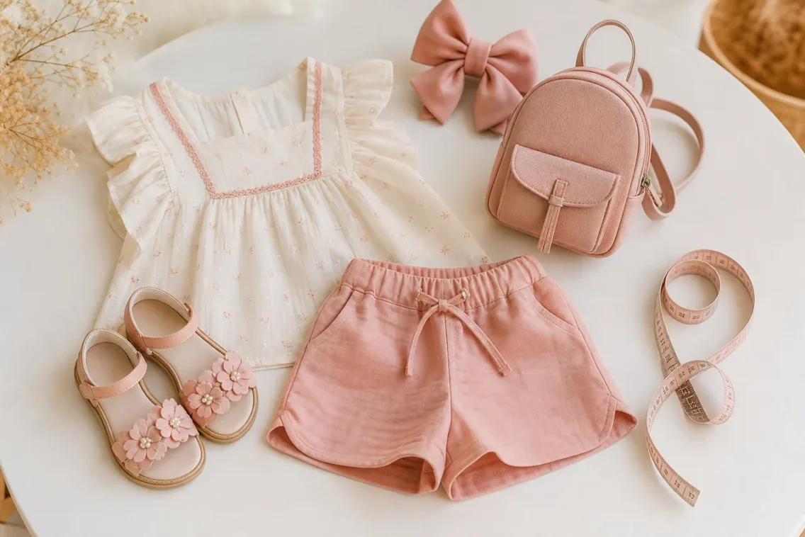 Conjunto infantil feminino para passeio em Posse: ideias práticas para o dia a dia