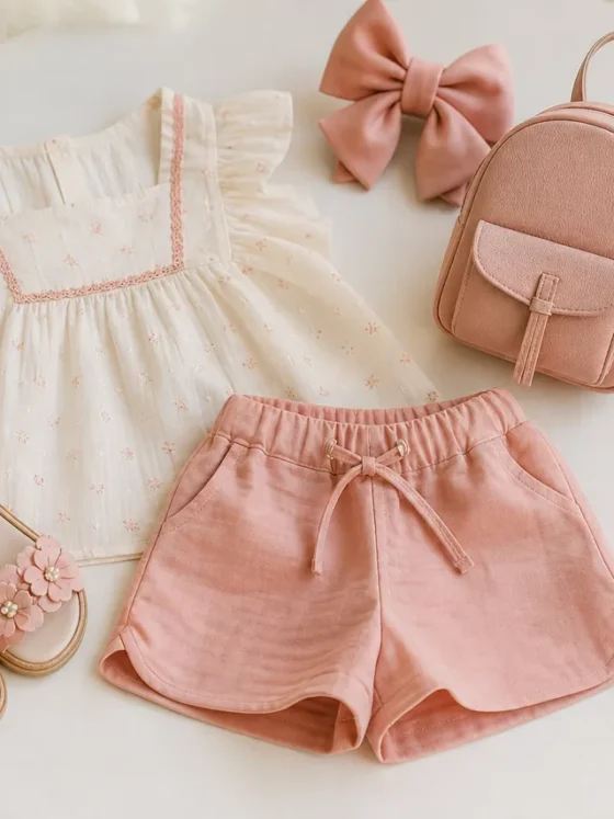 Conjunto infantil feminino para passeio em Posse: ideias práticas para o dia a dia