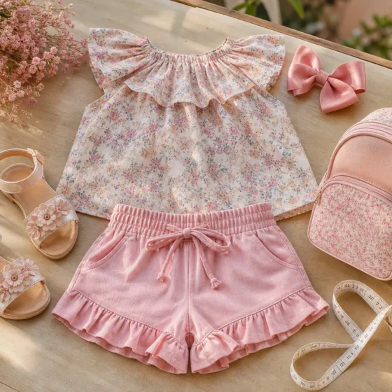 Conjunto infantil feminino para passeio em Uruaçu: ideias práticas para o dia a dia