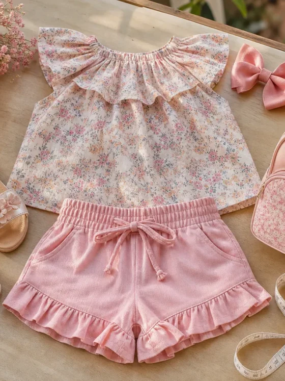 Conjunto infantil feminino para passeio em Uruaçu: ideias práticas para o dia a dia