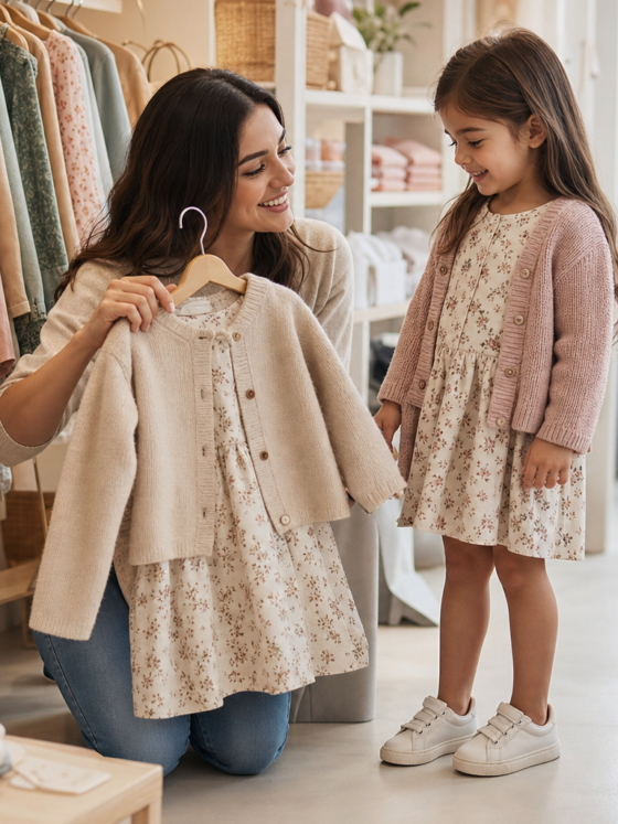 Conjunto mãe e filha: quando vale a pena comprar e como escolher tamanho