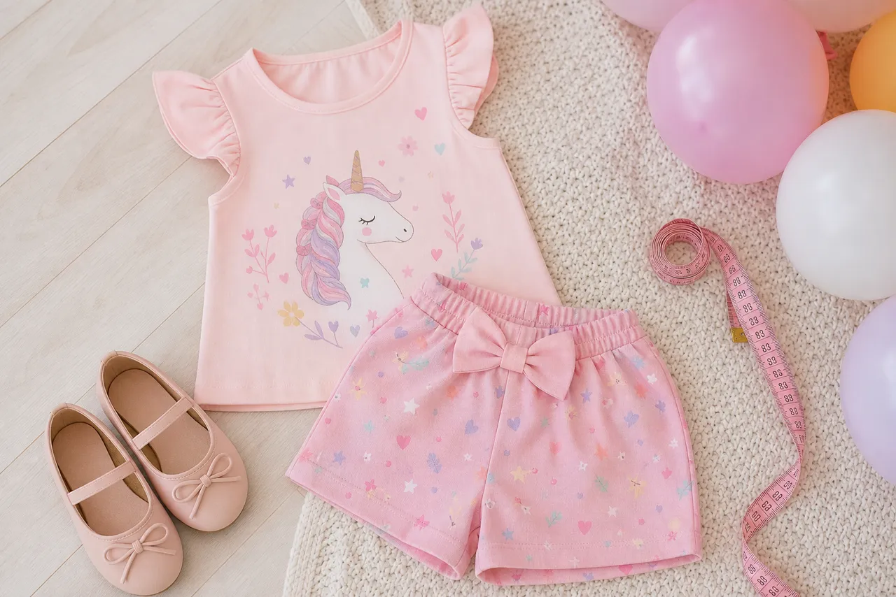 Look infantil feminino para aniversário no Parque Amazônia, Goiânia: ideias com conforto