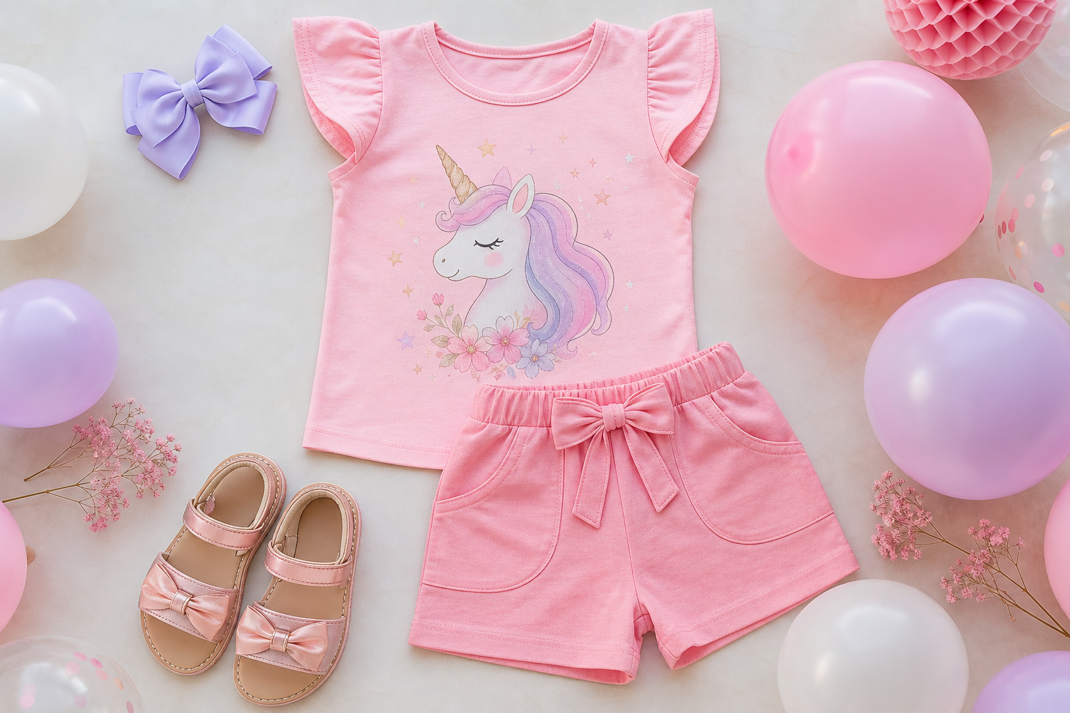 Look infantil feminino para aniversário no Setor dos Afonsos, Aparecida de Goiânia: ideias com conforto
