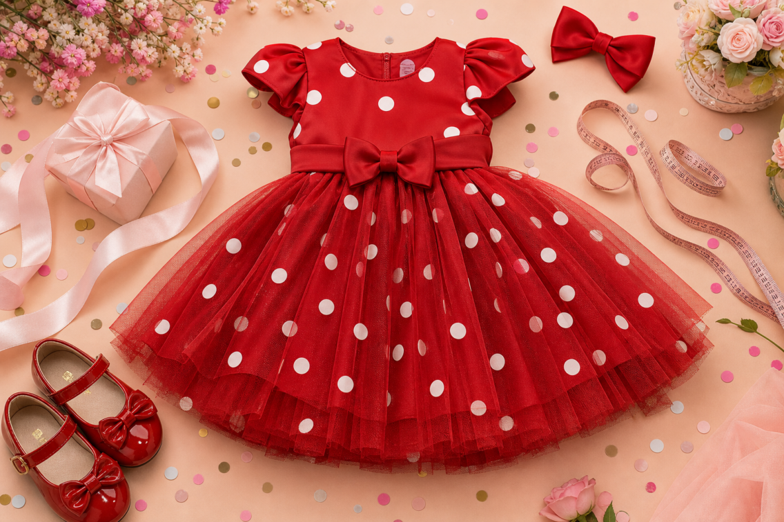 Moda infantil feminina no Aeroviário, Goiânia: vestidos e looks para ocasiões especiais