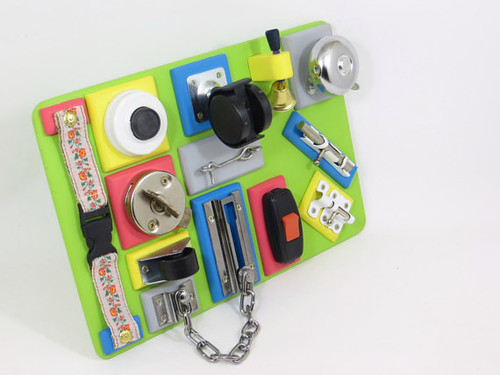 Kit de potes sensoriais seguros como presente para menina de 1 anos