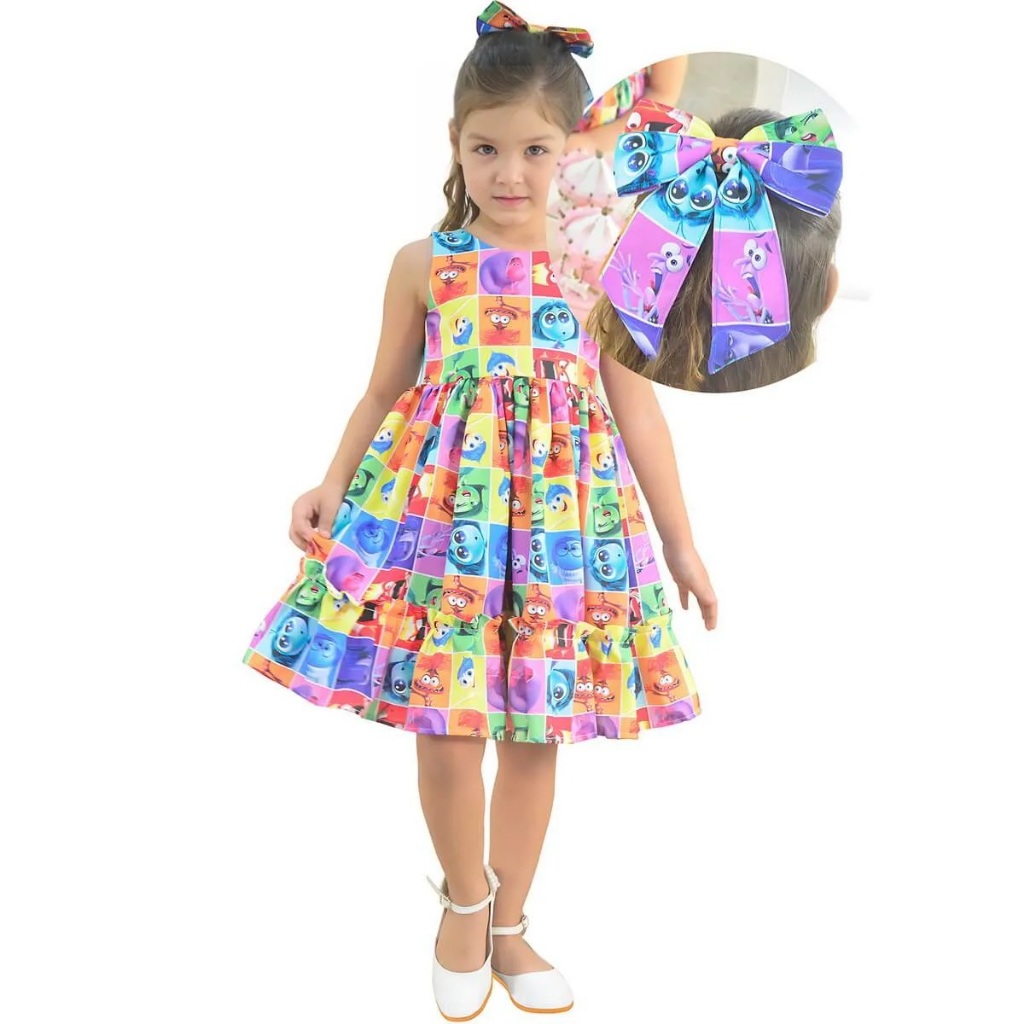 Vestido infantil da Moderna Meninas relacionado ao guia de aniversário em Campos Belos