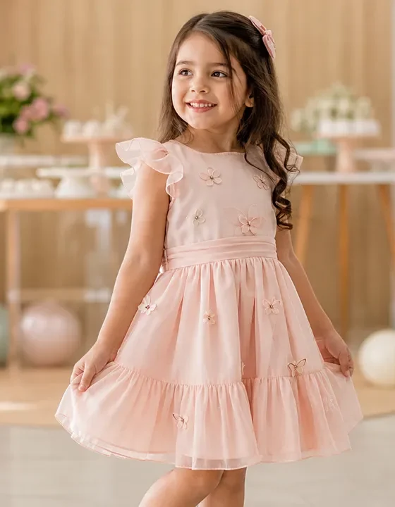 Vestido infantil para aniversário em Alexânia: guia de escolha por idade, tecido e ocasião