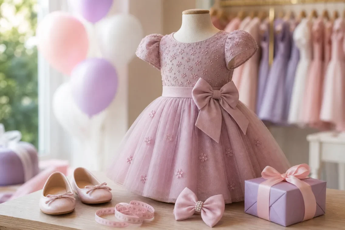 Vestido infantil para aniversário em Inhumas: guia de escolha por idade, tecido e ocasião