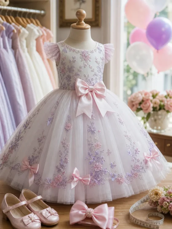 Vestido infantil para aniversário em Padre Bernardo: guia de escolha por idade, tecido e ocasião