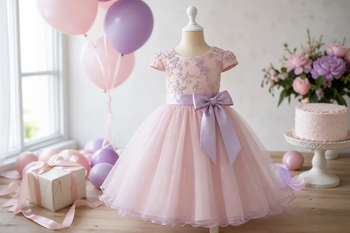 Vestido infantil para aniversário em Pontalina: guia de escolha por idade, tecido e ocasião