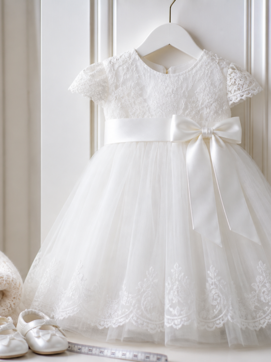Vestido infantil para batizado no Setor Garavelo: opções delicadas e confortáveis