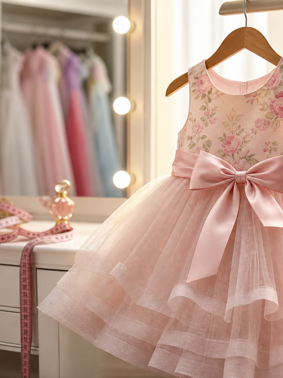 Vestido infantil para festa em Goiânia: tamanho, tecido e estilo