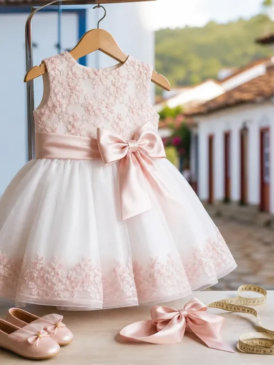 Vestido infantil para festa em Pirenópolis: como escolher um look confortável e bonito