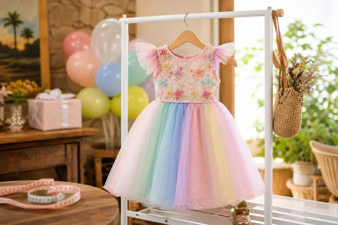 Vestido infantil para festa em Valparaíso de Goiás: modelos confortáveis para ocasiões especiais