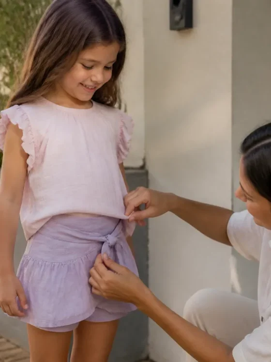 Conjunto infantil feminino para passeio em Uruana: ideias práticas para vestir com conforto