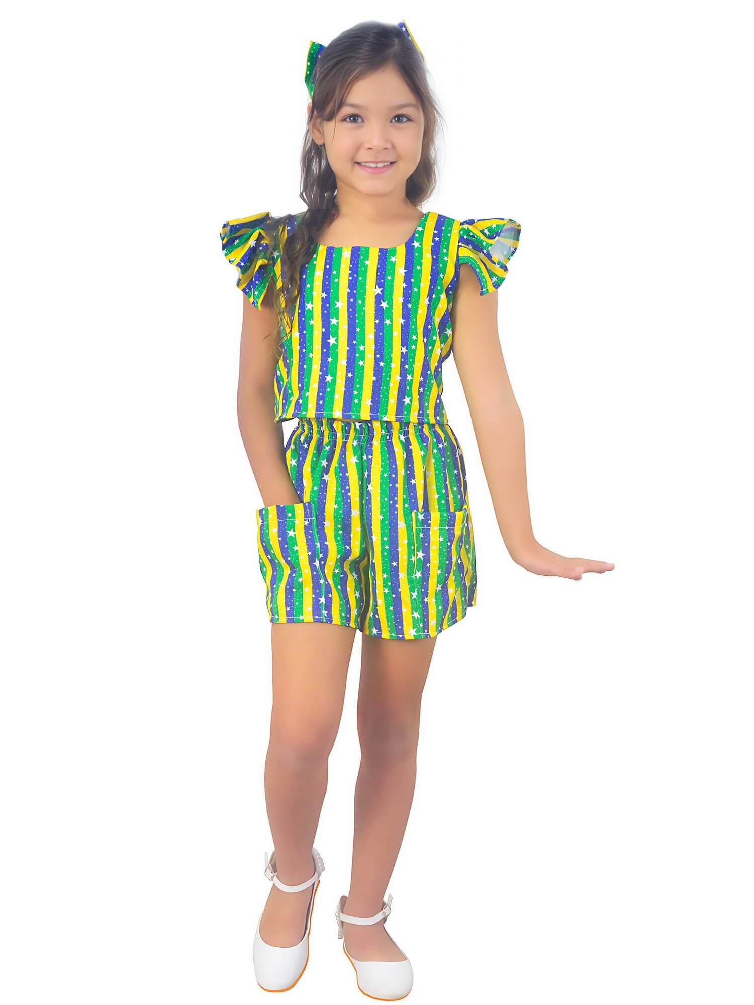 Conjunto infantil feminino disponível na loja Moderna Meninas