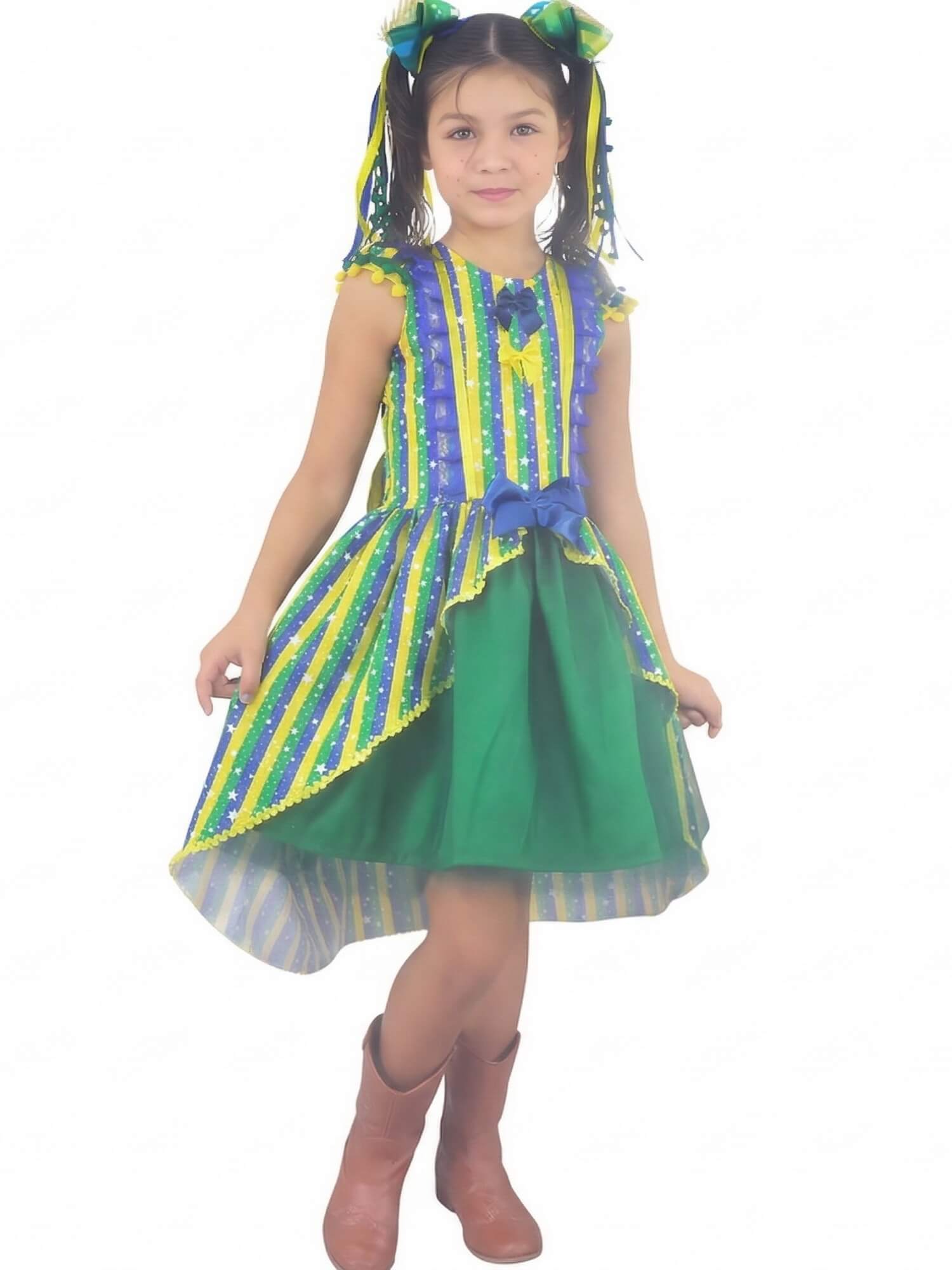 Conjunto infantil feminino da Moderna Meninas para ocasião especial