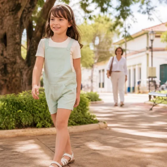 Conjunto infantil feminino para passeio em Campinorte: ideias práticas para vestir com conforto