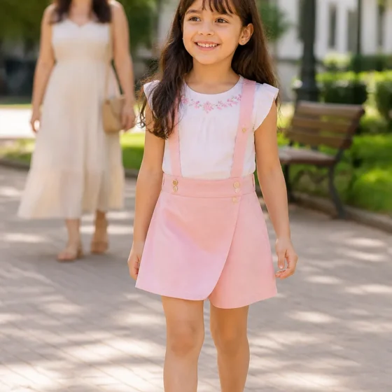 Conjunto infantil feminino para passeio em Edéia: ideias práticas para vestir com conforto
