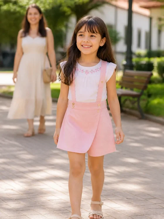 Conjunto infantil feminino para passeio em Edéia: ideias práticas para vestir com conforto