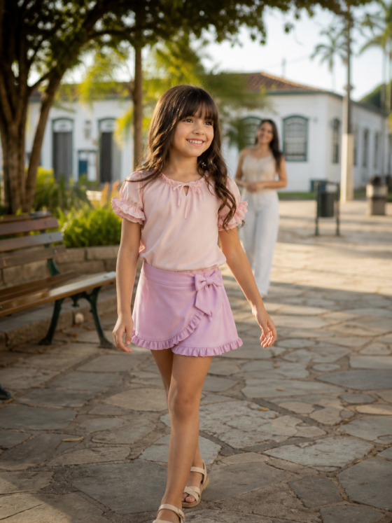 Conjunto infantil feminino para passeio em Firminópolis: conforto, estilo e escolha por idade