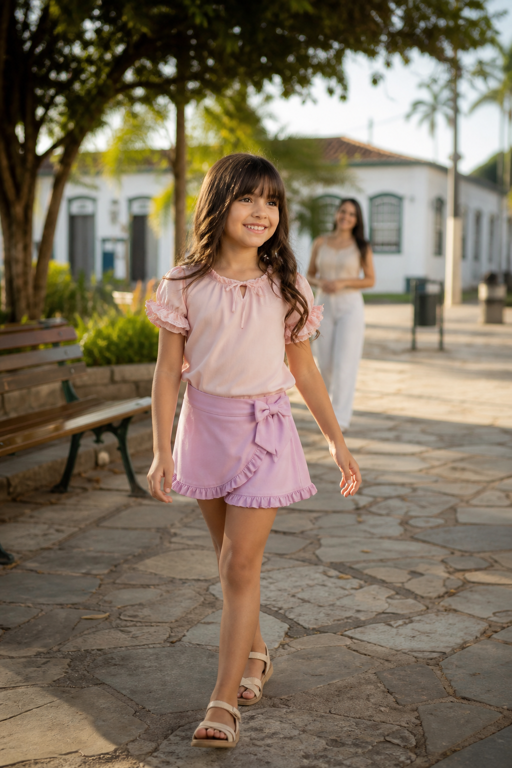 Conjunto infantil feminino para passeio em Firminópolis: conforto, estilo e escolha por idade