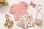 Conjunto infantil feminino para passeio em Mozarlândia: ideias práticas para vestir com conforto