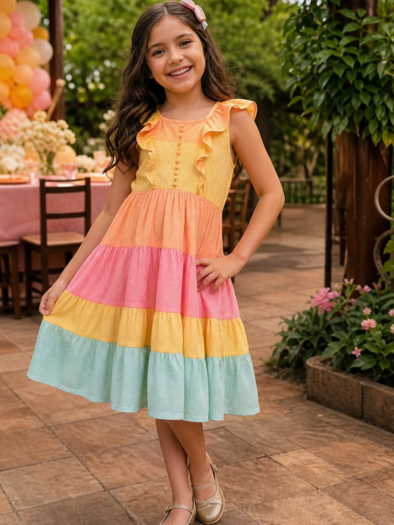 Look infantil feminino para aniversário no Jardim Florença, Aparecida de Goiânia: ideias com conforto