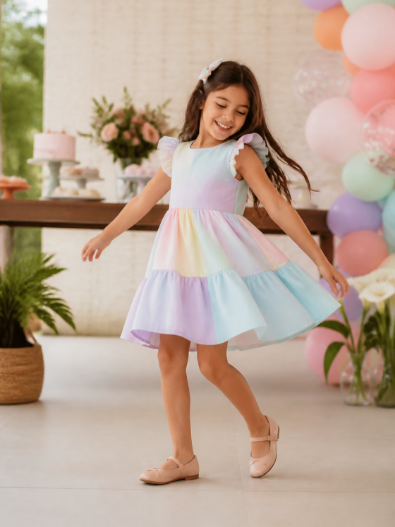 Look infantil feminino para aniversário no Jardim Presidente, Goiânia: ideias com conforto