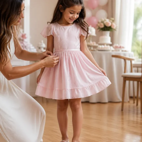 Look infantil feminino para aniversário no Setor Colina Azul, Aparecida de Goiânia: ideias com conforto