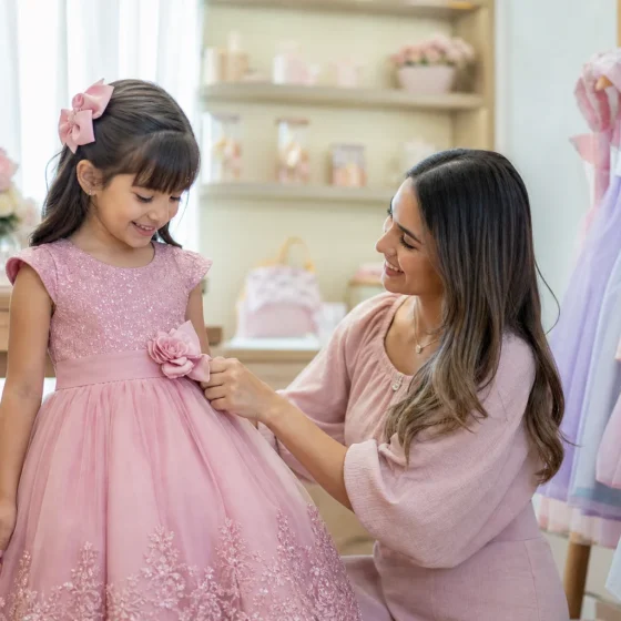 Moda infantil feminina no Jardim Bela Vista, Aparecida de Goiânia: vestidos e looks para ocasiões especiais