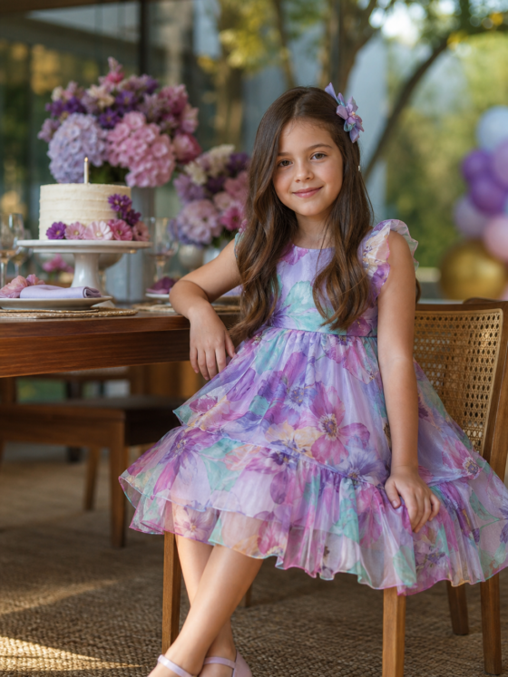 Moda infantil feminina no Jardim das Oliveiras, Goiânia: vestidos e looks para ocasiões especiais