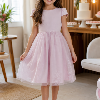 Vestido infantil para festa em São Domingos: conforto, tamanho e escolha do modelo