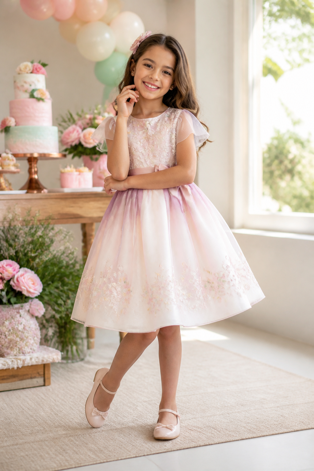 Vestido infantil para festa em São Domingos: conforto, tamanho e escolha do modelo