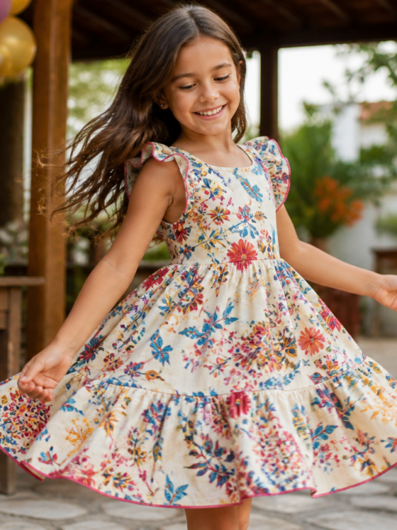 Vestido infantil para festa em Vicentinópolis: conforto, tamanho e escolha do modelo