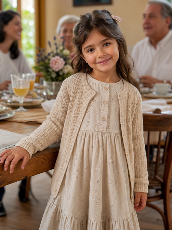 Roupa infantil para almoço na casa dos avós: conforto, carinho e praticidade