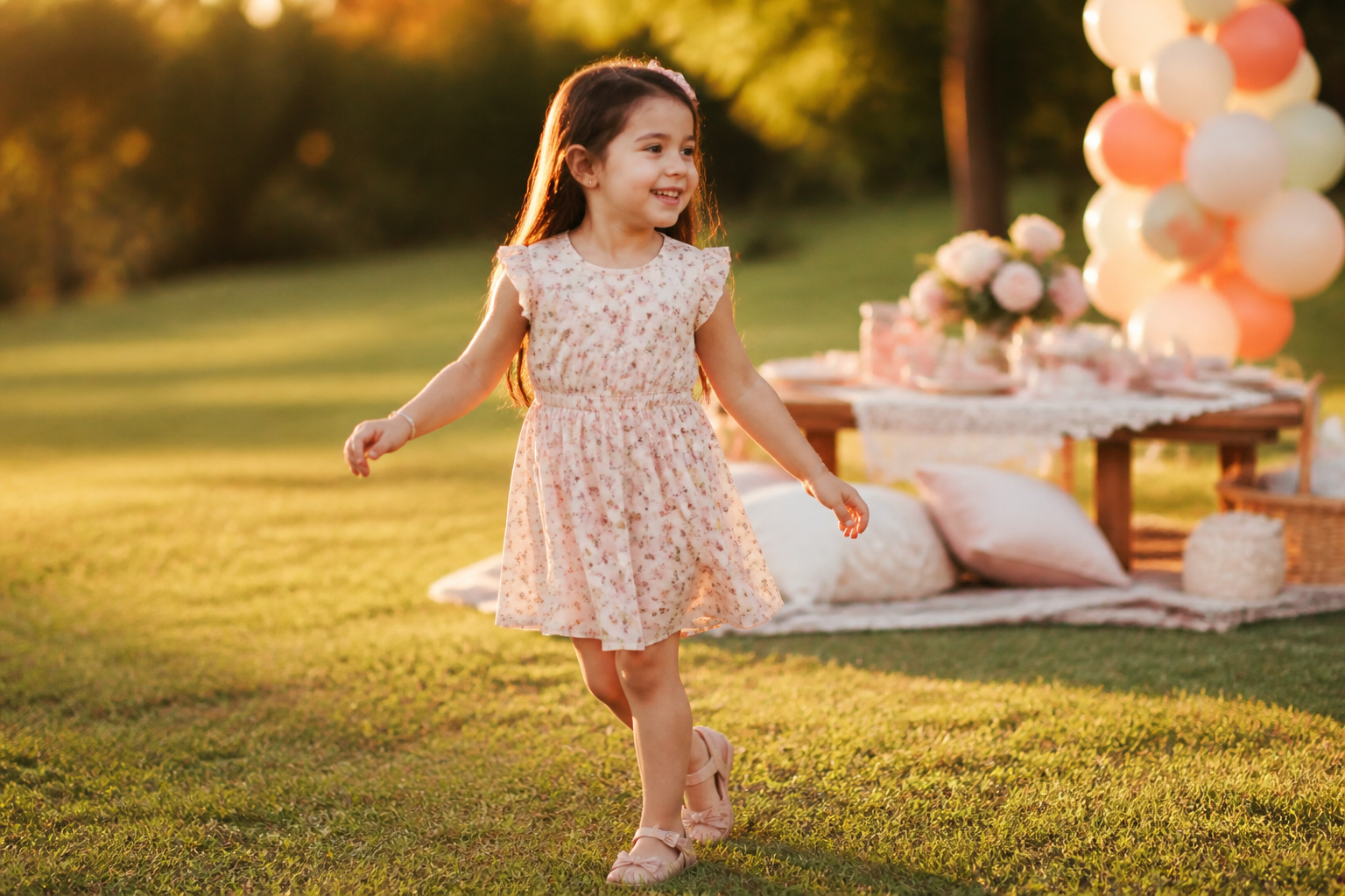 Roupa infantil para aniversário em parque: conforto, sol e movimento