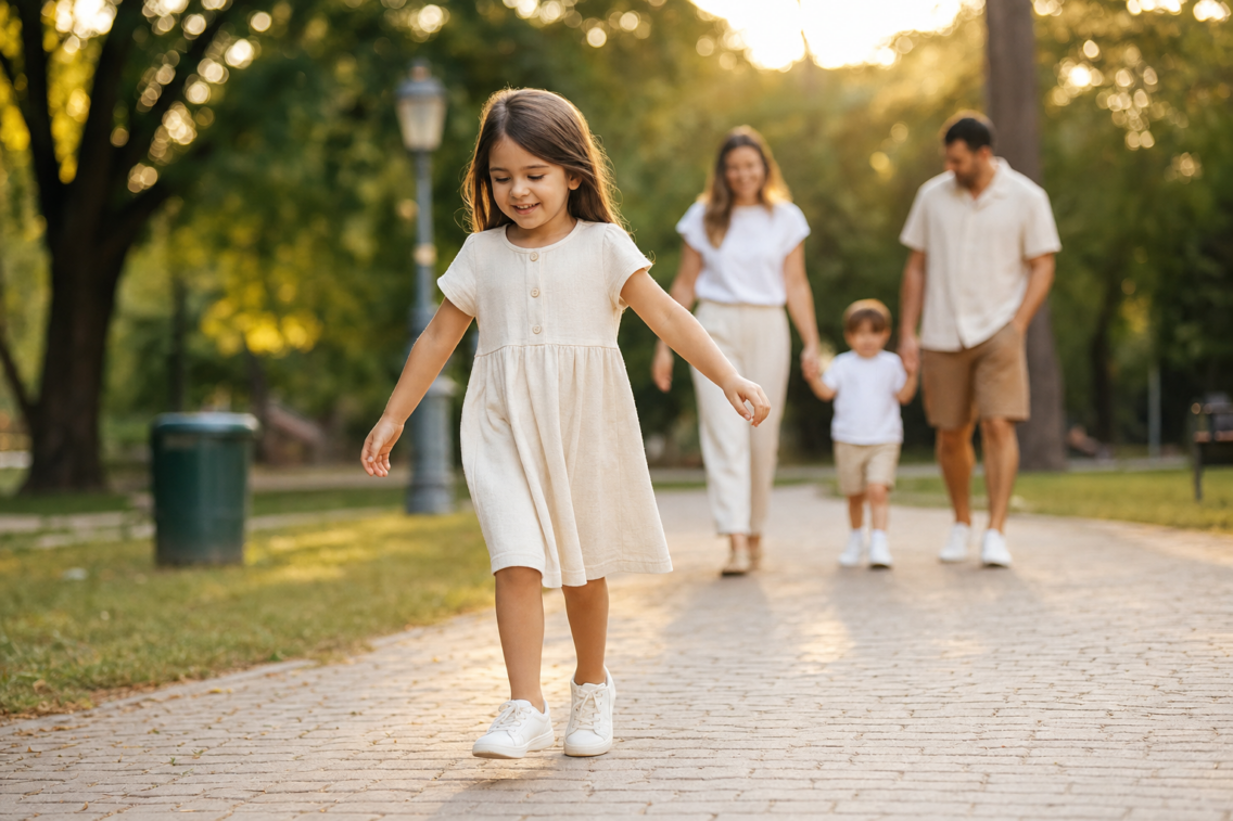 Roupa infantil para passeio de domingo na praça: leve, bonita e pronta para brincar