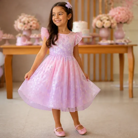 Vestido infantil para aniversário em Caçu: guia de escolha por idade, tecido e ocasião