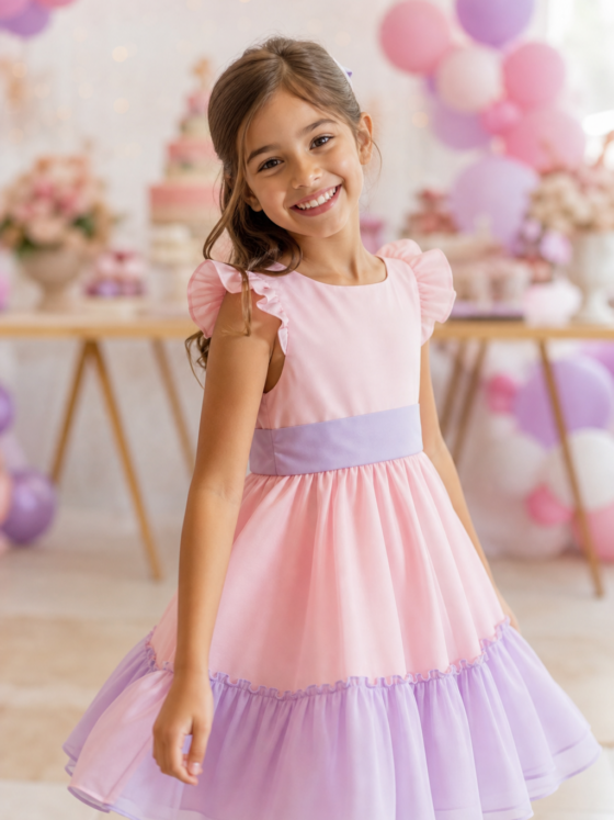 Vestido infantil para aniversário em Caiapônia: conforto, estilo e escolha por idade
