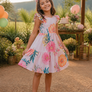Conjunto infantil feminino para passeio em Barro Alto: conforto e estilo